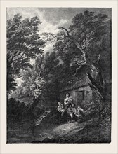 "THE COTTAGE DOOR" BY GAINSBOROUGH