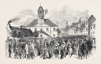 CELEBRATION OF THE MAJORITY OF THE EARL OF DALKEITH, AT SANQUHAR, 1852