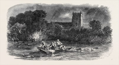 THE INUNDATIONS IN WORCESTERSHIRE: THE INUNDATION AT POWICK HAM, 1852
