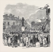 INAUGURATION OF THE STATUE OF THE LATE SIR ROBERT PEEL, AT BURY, 1852
