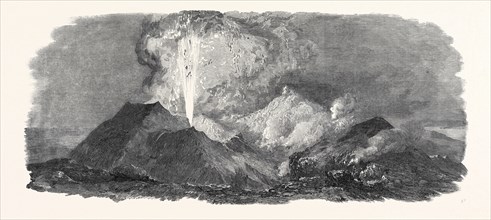 ETNA IN ERUPTION, 1852