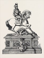 WARWICK RACE PLATE, 1852, CHARLES I. DISCOVERING THE BODY OF HIS STANDARD BEARER AT EDGEHILL