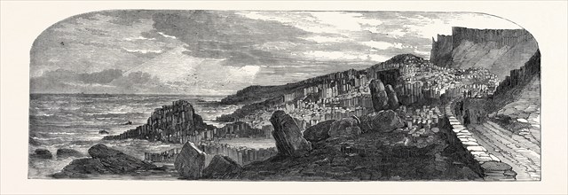 THE GIANT'S CAUSEWAY, GENERAL VIEW, WEST
