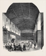 THE GREAT HALL, NEWSTEAD ABBEY, ENTERTAINMENT TO THE BRITISH ARCHAEOLOGICAL ASSOCIATION, NEWARK,