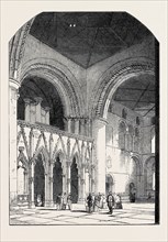 MEETING OF THE BRITISH ARCHAEOLOGICAL ASSOCIATION, NEWARK: INTERIOR OF SOUTHWELL MINSTER