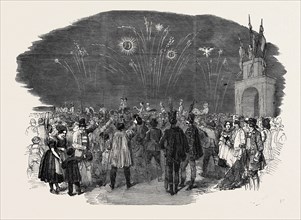 RETURN OF THE EMPEROR OF AUSTRIA TO VIENNA, 1852