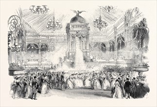 THE GRAND BALL IN THE MARCHE DES INNOCENS, 1852