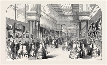 HER MAJESTY'S VISIT TO BELGIUM: HER MAJESTY'S VISIT TO THE FINE ARTS EXHIBITION AT ANTWERP, 1852