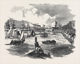 HER MAJESTY'S VISIT TO BELGIUM: HER MAJESTY'S DEPARTURE FROM ANTWERP, 1852