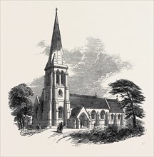 NEW CHURCH OF ST. MARY, ABBERLEY, WORCESTERSHIRE, 1852