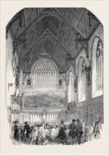 MEETING OF THE SUSSEX ARCHEOLOGICAL SOCIETY, IN THE HALL OF BATTLE ABBEY, 1852