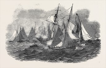WRECK OF THE "RENOWN," AT SHEERNESS, 1852