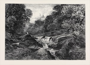 "THE STRID, WHARFDALE, YORKSHIRE." PAINTED BY F.W. HULME