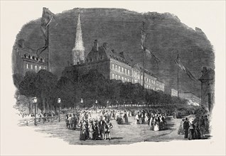 FETE AT STRASBOURG: THE ILLUMINATION AT STRASBOURG, 1852