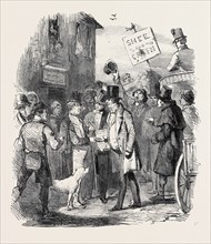 THE KILKENNY ELECTION, CANVASSING FOR VOTES, 1852