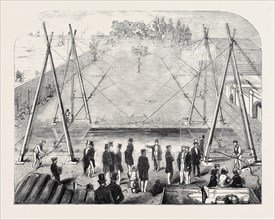 TRIAL OF ANCHORS AT THE ROYAL DOCKYARD, SHEERNESS, 1852