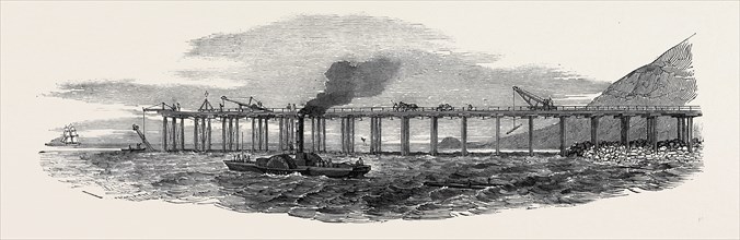 WORKS OF THE PORTLAND BREAKWATER, 1852