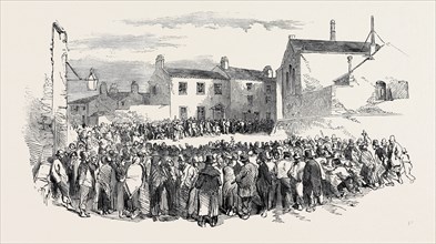 THE RIOT AT STOCKPORT: ST. PETER'S SCHOOLS, AND ALDERMAN GRAHAM'S HOUSE, 1852