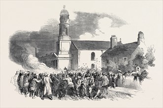 THE RIOT AT STOCKPORT: THE ROMAN CATHOLIC CHAPEL OF SAINTS PHILIP AND JAMES, EDGELEY, 1852