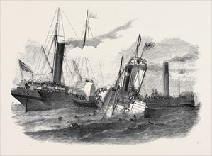 COLLISION BETWEEN THE "DUCHESS OF KENT" AND THE "RAVENSBOURNE" STEAMERS, OFF NORTHFLEET POINT, 1852