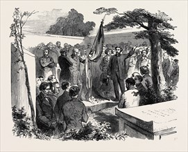 ELOGE OVER THE GRAVE OF A FRENCH REFUGEE, ST. JOHN'S WOOD CEMETERY, 1852