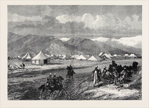 THE AFGHAN WAR: ADVANCED CAMP AT BASAWUL, ON THE CABUL RIVER, 1879