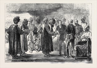 THE WAR IN AFGHANISTAN: DURBAR AT JELLALABAD ON JANUARY 1, 1879