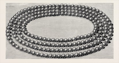 PEARL NECKLACE GIVEN TO THE BRIDE BY THE EMPEROR OF GERMANY, 1879