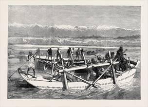 THE WAR IN AFGHANISTAN: BRIDGING THE CABUL RIVER, JELLALABAD, 1879