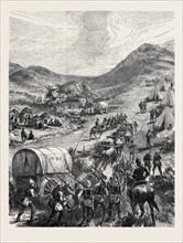 THE ZULU WAR: CAMP OF THE 80TH REGIMENT ON THE ZULU BORDER, 1879