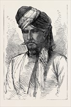 THE WAR IN AFGHANISTAN: MEN OF DIFFERENT AFGHAN TRIBES: TOORO BAZ, A KOOKIE KHEL AFREEDI, 1879