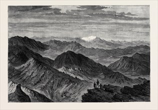 THE AFGHAN WAR: THE SAFED KOH RANGE, FROM THE KHOORD KHYBER, 1879