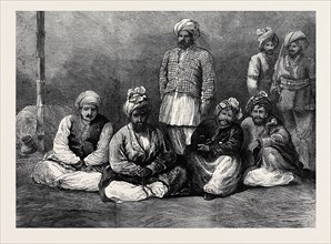 THE AFGHAN WAR: PRISONERS AT JELLALABAD, 1879