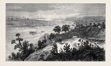 THE ZULU WAR: MOUTH OF THE RIVER TUGELA, FROM FORT PEARSON, 1879