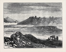 AFGHAN SKETCHES: GROUP OF ANCIENT BUDDHIST TOPES, AT HADA, 1879