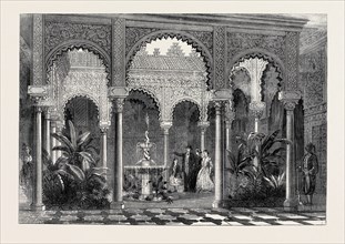 INTERIOR OF THE PALACE OF THE BEY OF TUNIS