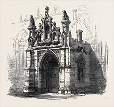 BURY ST. EDMUNDS: PORCH OF ST. MARY'S CHURCH, 1867