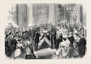 RECEPTION OF THE VICEROY OF EGYPT BY THE LORD MAYOR AT THE MANSION HOUSE, LONDON, UK, 1867