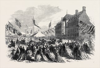 OPENING OF THE INTERNATIONAL COLLEGE BY THE PRINCE OF WALES: ARRIVAL OF HIS ROYAL HIGHNESS, 1867