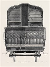 THE PARIS INTERNATIONAL EXHIBITION: SECTION OF DOUBLE-STORIED CARRIAGE ON THE EASTERN OF FRANCE