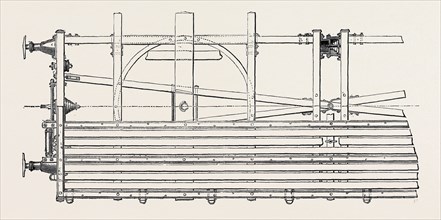 THE PARIS INTERNATIONAL EXHIBITION: VIDARD'S ARTICULATED TRUCK FOR CONVEYING LENGTHY GOODS ON