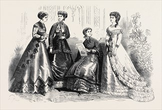 PARIS FASHIONS FOR AUGUST, FRANCE, 1867