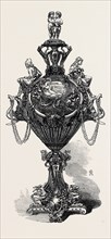 CENTREPIECE OF A SERVICE OF PLATE FOR A BOMBAY MERCHANT, BY MESSRS. ELKINGTON AND CO., 1867