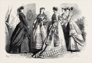 PARIS FASHIONS FOR OCTOBER, FRANCE, 1867