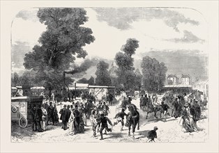 AGRICULTURAL SHOW AT CHELTENHAM, UK, 1867