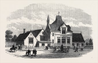 THE GOSPEL-OAK SCHOOLS, KENTISH TOWN, LONDON, UK, 1867