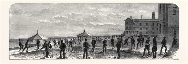THE ASYLUM FOR CRIMINAL LUNATICS, BROADMOOR: THE TERRACE, UK, 1867