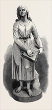 "THE BLIND GIRL READING," BY G. HALSE, 1867