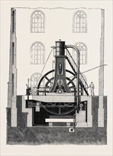 THE PARIS INTERNATIONAL EXHIBITION: COLLIERY WINDING-ENGINE, FRANCE, 1867