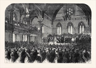 OPENING OF THE NEW TOWNHALL AT PRESTON BY H.R.H. THE DUKE OF CAMBRIDGE, 1867
